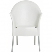 Driade - Lord Yo Gartenarmlehnstuhl White/Aluminum