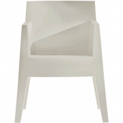 Driade - Toy Gartenarmlehnstuhl Light grey