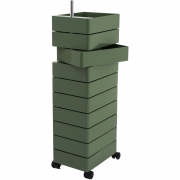 Magis - 360° Container 10 Fächer Grün