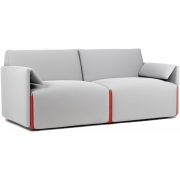 Magis - Costume Sofa 2-Sitzer mit Armlehnen Fidivi One 8504/Orange