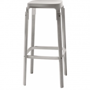 Magis - Steelwood Barhocker 78 cm Buche Grau lackiert