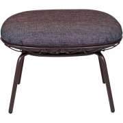 Magis - Pina Ottomane / Hocker Outdoor Braun/Blau (Polyhedra 1119)
