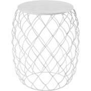 Magis - Pina Niedriger Tisch / Beistelltisch Indoor Weiß/Weiß