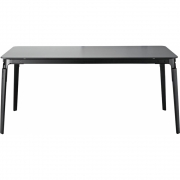 Magis - Steelwood Tisch 180x90 cm Schwarz/Schwarz
