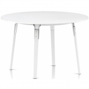 Magis - Steelwood Tisch Ø120 cm Weiß/Weiß