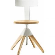 Magis - The Wild Bunch Tuffy Drehstuhl Natürlich/Weiß