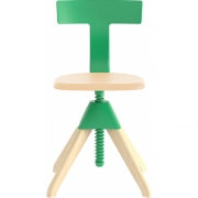 Magis - The Wild Bunch Tuffy Drehstuhl Natur/Grün