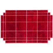 Magis - Volentieri Teppich Finestra Rot Bordeaux