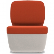 Magis - Nimrod Sessel Weiß/Orange