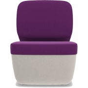 Magis - Nimrod Sessel Weiß/Violett