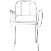 Magis - Mila Armlehnstuhl Outdoor Weiß