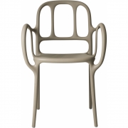 Magis - Mila Armlehnstuhl Outdoor Beige
