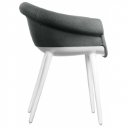 Magis - Cyborg Lord Sessel Weiß/Grau (Divina Mel 180)