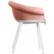 Magis - Cyborg Lord Sessel Weiß/Pink (Divina MD 613)