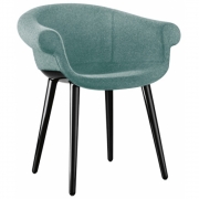 Magis - Cyborg Lord Sessel Schwarz/Hellblau (Divina MD 813)