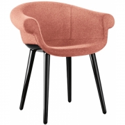 Magis - Cyborg Lord Sessel Schwarz/Pink (Divina MD 613)