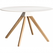 Magis - The Wild Bunch Cuckoo Tisch Ø 120 cm Natur/ Weiß