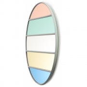 Magis - Vitrail Wandspiegel Rund Hellgrün