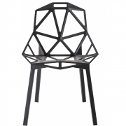 Magis - Chair One Stuhl Schwarz / Beine eloxiertes Aluminium