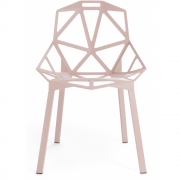 Magis - Chair One Stuhl Blush / Beine Blush