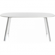 Magis - Deja-Vu Tisch 160 x 98 cm / HPL Weiß-Poliert