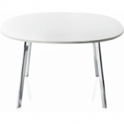 Magis - Deja-Vu Tisch 124 x 124 cm / HPL Weiß-Poliert