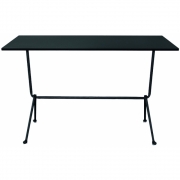 Magis - Officina Bistrot Tisch 120 x 60 cm/Schwarz-Schwarz