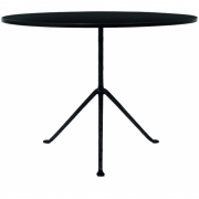 Magis - Officina Tisch rund 80 cm/Schwarz-Schwarz