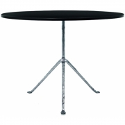 Magis - Officina Tisch rund 100 cm/Schwarz-Verzinkt