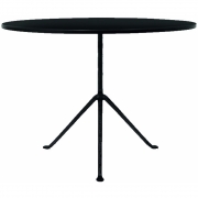 Magis - Officina Tisch rund 100 cm/Schwarz-Schwarz