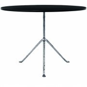 Magis - Officina Tisch rund 80 cm/Schwarz-Verzinkt