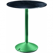 Magis - Brut Tisch Bistro Ø60 Marquinia Schwarz / Grün