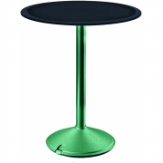 Magis - Brut Tisch Bistro Ø60 Hpl Schwarz / Grün