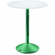 Magis - Brut Tisch Bistro Ø60 Hpl Weiß / Grün