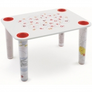 Magis - Little Flare Tisch 100 x 75 cm/Muster salad