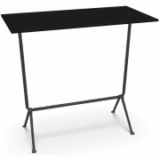 Magis - Officina Bistrot Stehtisch H 110 cm Schwarz Verzinkt