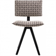 Magis - Trave Polsterstuhl Esche schwarz Torri Lana Parallel | 711.006