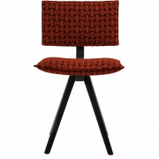 Magis - Trave Polsterstuhl Esche schwarz Torri Lana Parallel | 711.009