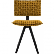 Magis - Trave Polsterstuhl Esche schwarz Torri Lana Parallel | 711.012