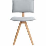 Magis - Trave Polsterstuhl Eiche natur Kvadrat Reflect | 124