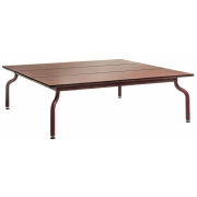 Magis - South Tisch niedrig 120x120 cm Bordeaux / Stein