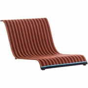 Magis - South Sitzmatte für Stuhl niedrig Rot