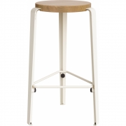 TIPTOE - Mi Lou Barhocker Eiche massiv Cream White