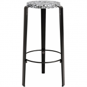 TIPTOE - Big Lou Bar Hocker Recyceltes Plastik Macchiato 
