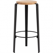 TIPTOE - Big Lou Bar Hocker Eiche massiv 