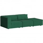 TIPTOE - Bridge Sofa 3-4-Sitzer mit Ottomane und Rückenkissen 