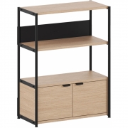 TIPTOE - Unit Regal 3 mit Türen 