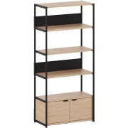 TIPTOE - Unit Regal 5 mit Türen 