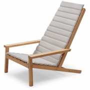 Skagerak - Between Lines Liegestuhl Kissen Papyrus