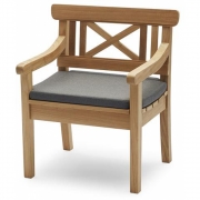 Skagerak - Drachmann Stuhl Kissen Charcoal
